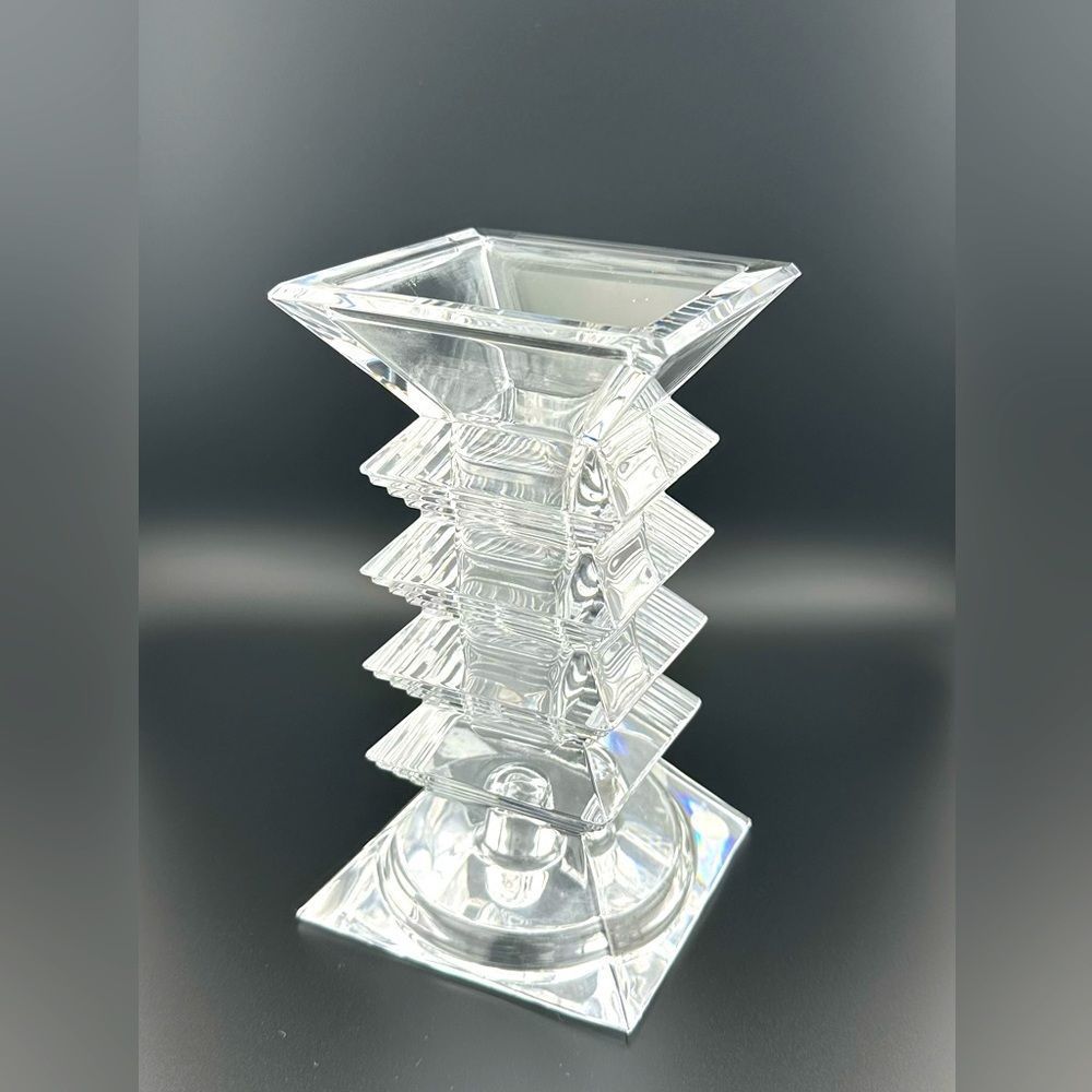 Crystal Candle Holder Vase